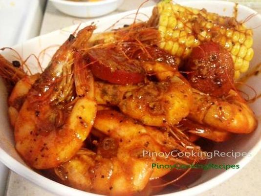Cajun Shrimp Recipe adapted from raymond z. cajun shrimp